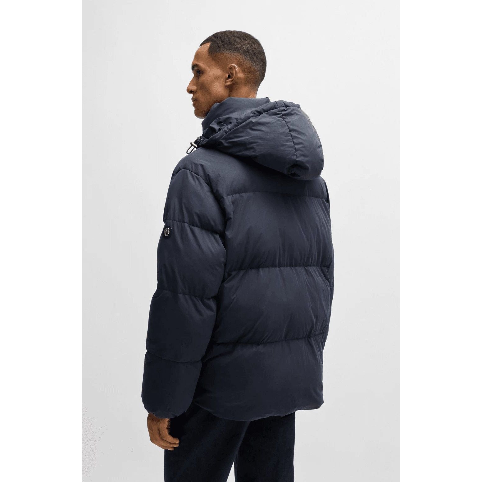 BOSS WATER-REPELLENT PUFFER JACKET WITH DOUBLE B MONOGRAM