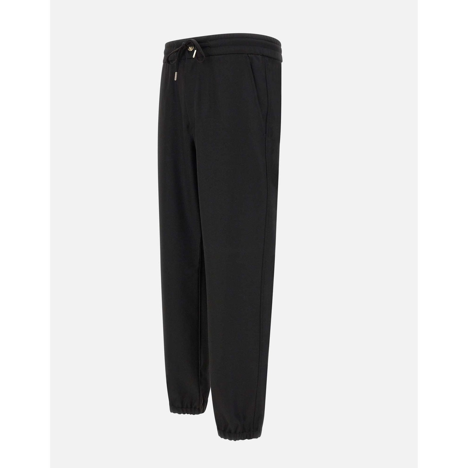 VERSACE JEANS COUTURE "Basic metal placket" viscose trousers