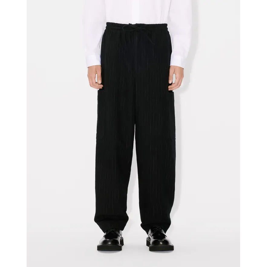 KENZO STRIPED CARGO JOGGING PANTS