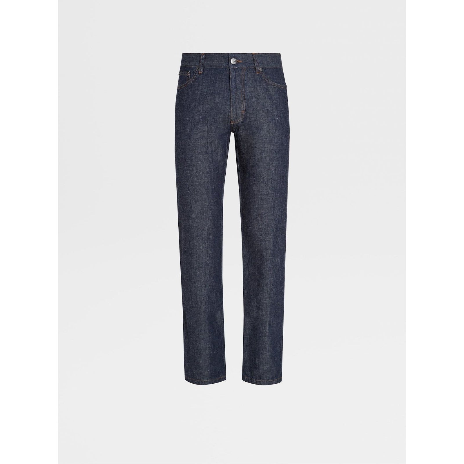 Rinse Wash Cotton and Line 5-Pocket Jeans