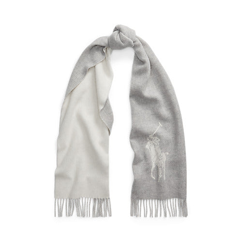 RALPH LAUREN Big Pony Wool Scarf