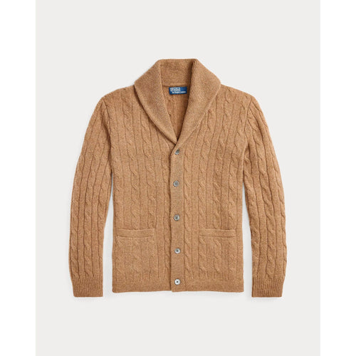 Load image into Gallery viewer, RALPH LAUREN Cable-Knit Cashmere Shawl Cardigan
