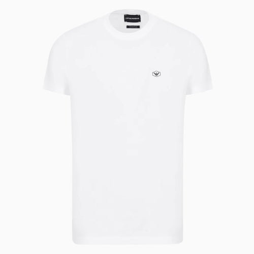 Load image into Gallery viewer, EMPORIO ARMANI Supima jersey T-shirt with micro logo patch
