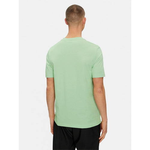 Load image into Gallery viewer, BOSS REGULAR FIT T-SHIRT IN COTTON JERSEY WITH MESH LOGO - Yooto
