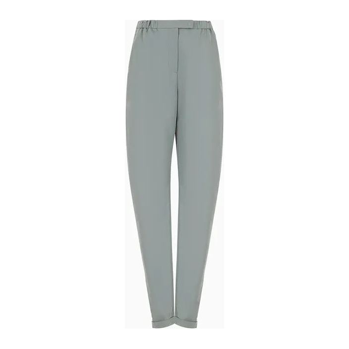 EMPORIO ARMANI OVAL-LEG CUPRO TROUSERS - Yooto