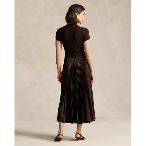 Load image into Gallery viewer, RALPH LAUREN Polo Jumper-Bodice Midi Dress
