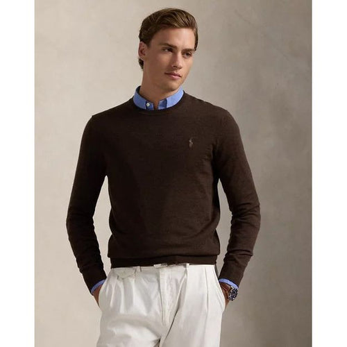 Load image into Gallery viewer, RALPH LAUREN Slim Fit Washable Wool Crewneck Jumper
