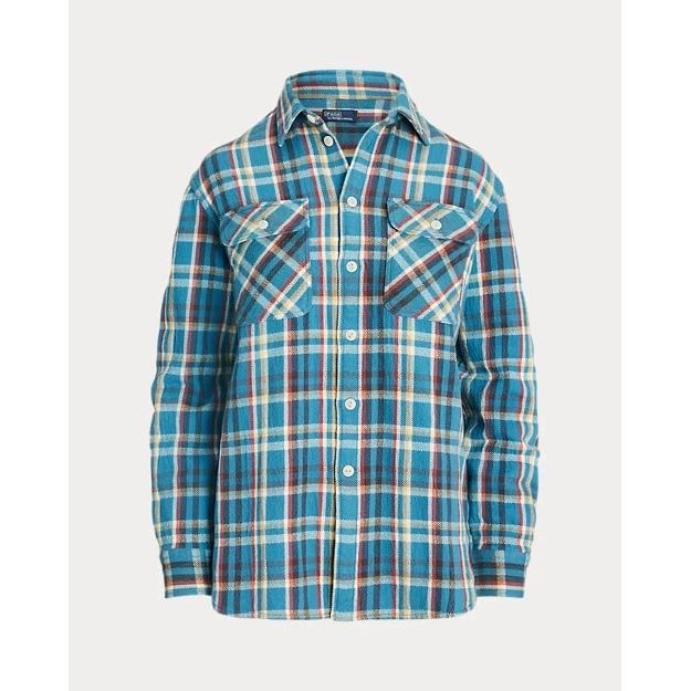 RALPH LAUREN Plaid Cotton Twill Workshirt