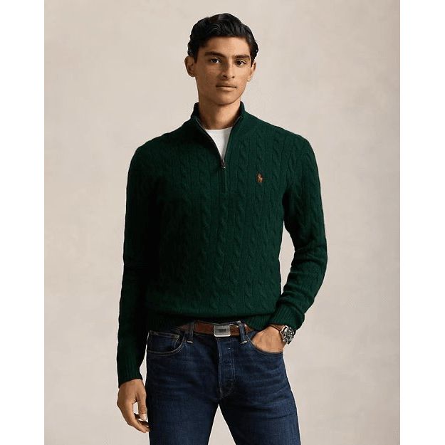 RALPH LAUREN Cable-Knit Wool-Cashmere Jumper