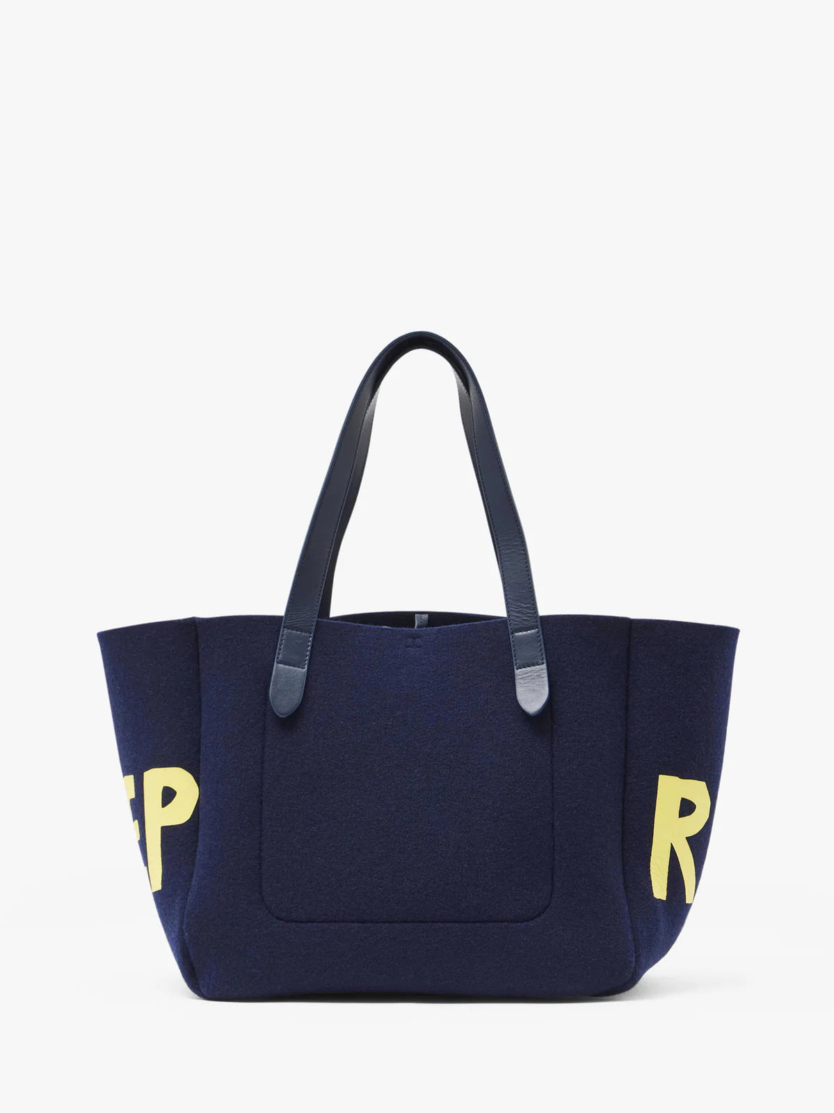 JW Anderson BELT TOTE BAG - 'REAL SLEEP' SLOGAN SHOULDER BAG