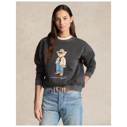 RALPH LAUREN  Polo Bear round neck sweatshirt