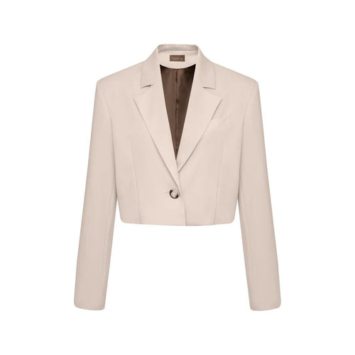 Load image into Gallery viewer, Antheia Wool Cropped Oversized Blazer in Blush
