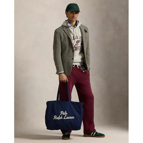 Load image into Gallery viewer, RALPH LAUREN Embroidered Canvas Tote
