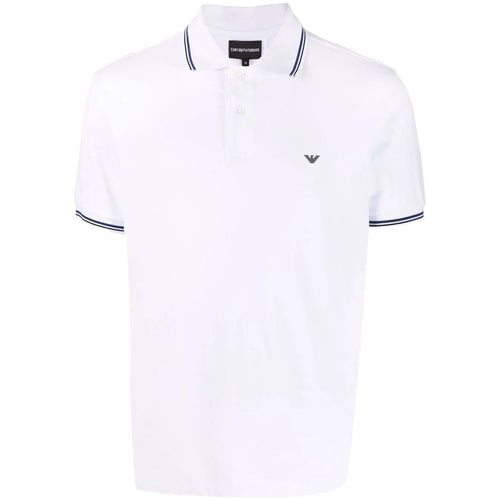 Load image into Gallery viewer, EMPORIO ARMANI logo-print cotton polo shirt
