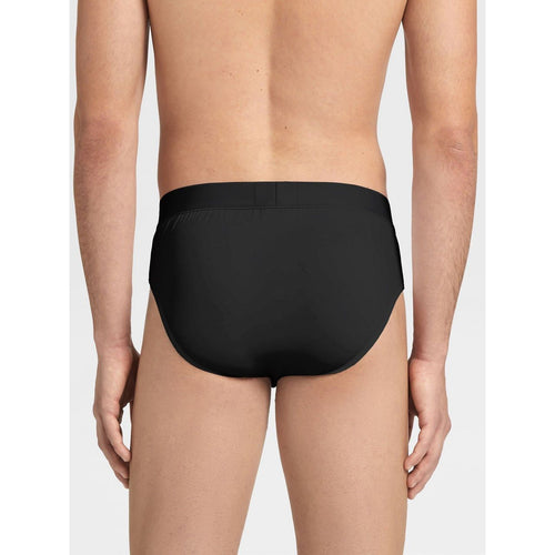 Load image into Gallery viewer, ZEGNA BLACK STRETCH COTTON MIDI BRIEF
