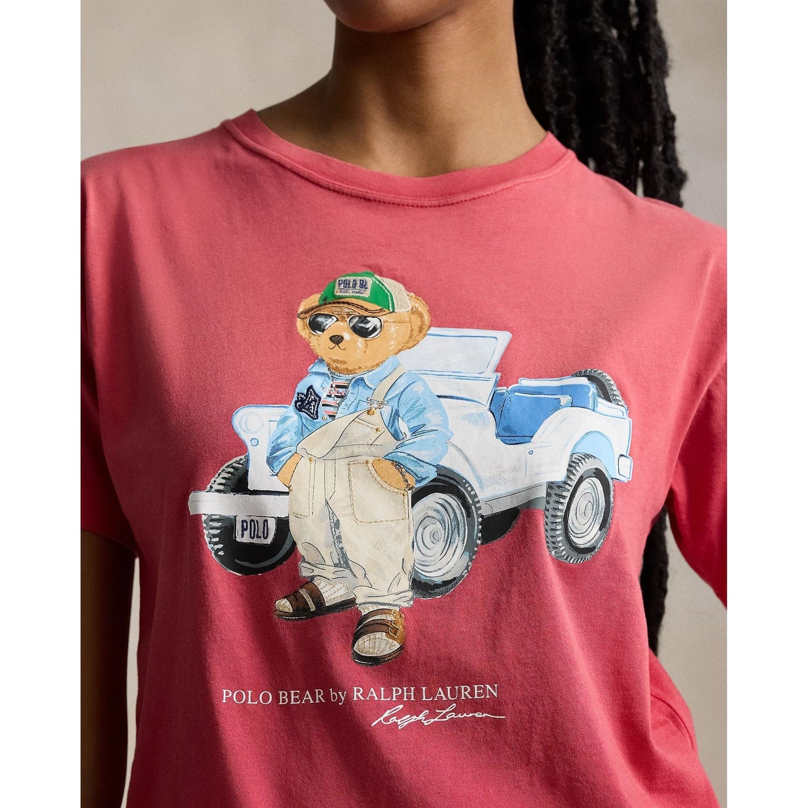 POLO RALPH LAUREN POLO BEAR COTTON JERSEY T-SHIRT