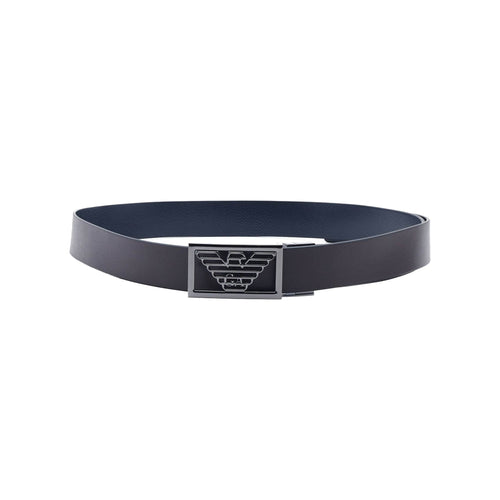 Load image into Gallery viewer, EMPORIO ARMANI TWO-TONED REVERSIBLE LEATHER BELT WITH ONE SIDE IN PALMELLATO LEATHER - Yooto
