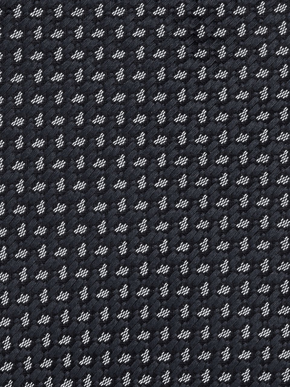 ZEGNA DARK BLUE SILK TIE