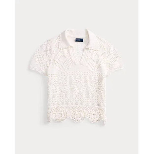 Load image into Gallery viewer, POLO RALPH LAUREN POINTELLE COTTON POLO SHIRT - Yooto
