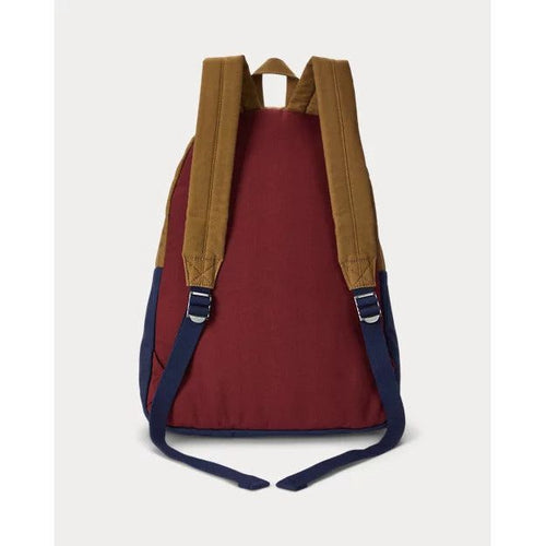 Load image into Gallery viewer, RALPH LAUREN Colour-Blocked Canvas Backpack
