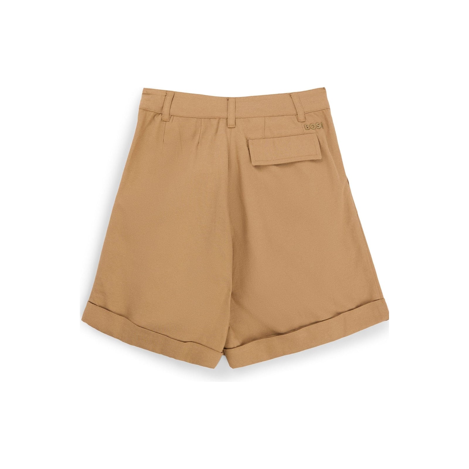 BOSS KIDS KIDS' LOOSE-FIT SHORTS IN COTTON-BLEND TWILL - Yooto