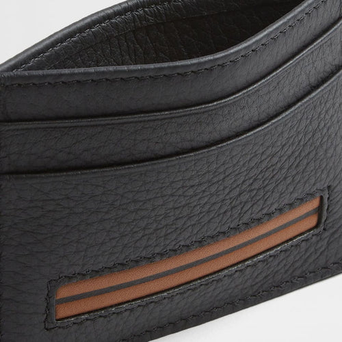 Load image into Gallery viewer, ZEGNA BLACK DEERSKIN CARD CASE
