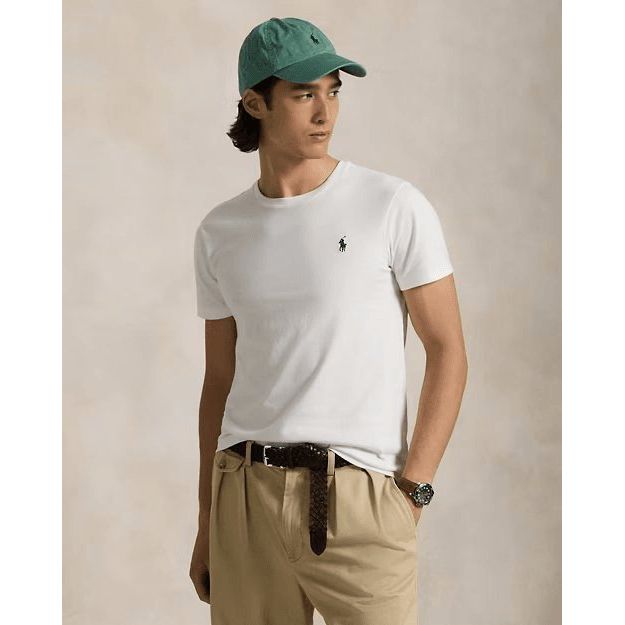 RALPH LAUREN Custom Slim Fit Jersey Crewneck T-Shirt