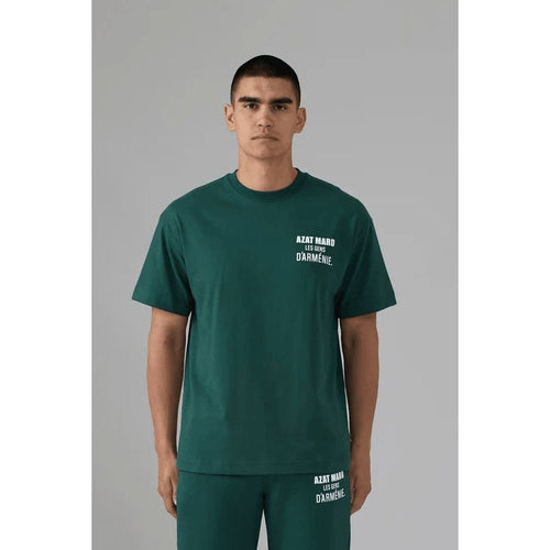 Load image into Gallery viewer, AZAT MARD LES GENS GREEN T-SHIRT
