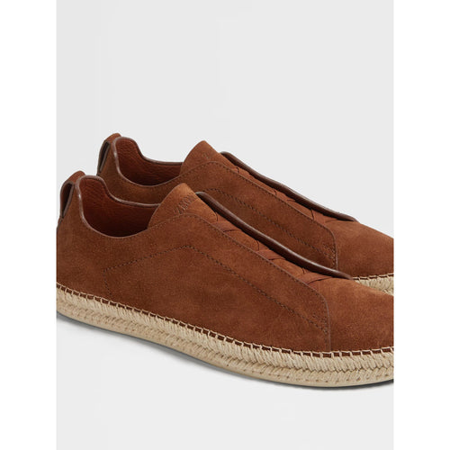 Load image into Gallery viewer, ZEGNA DARK FOLIAGE SUEDE TRIPLE STITCH™ ESPADRILLES
