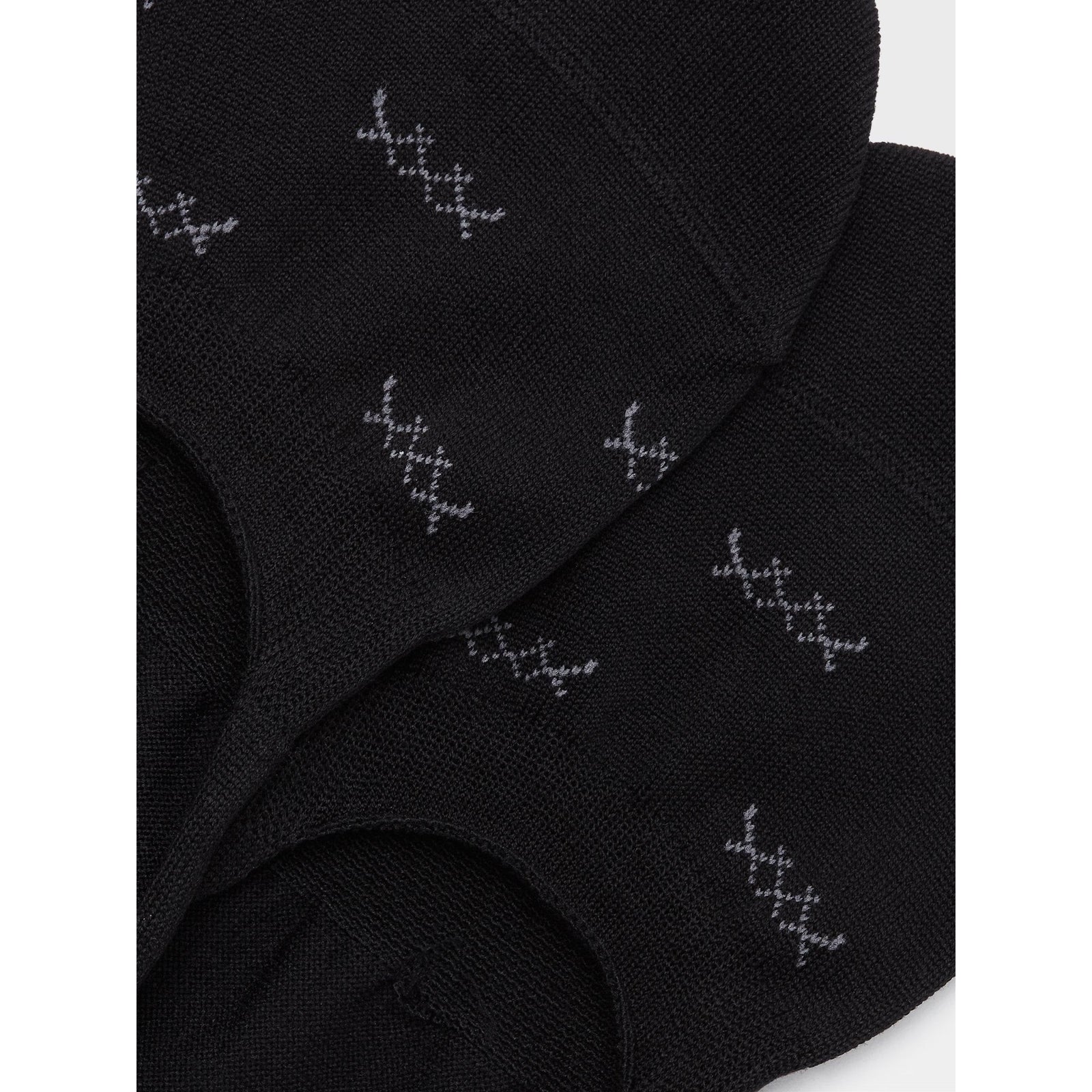 ZEGNA BLACK COTTON BLEND SOCKS