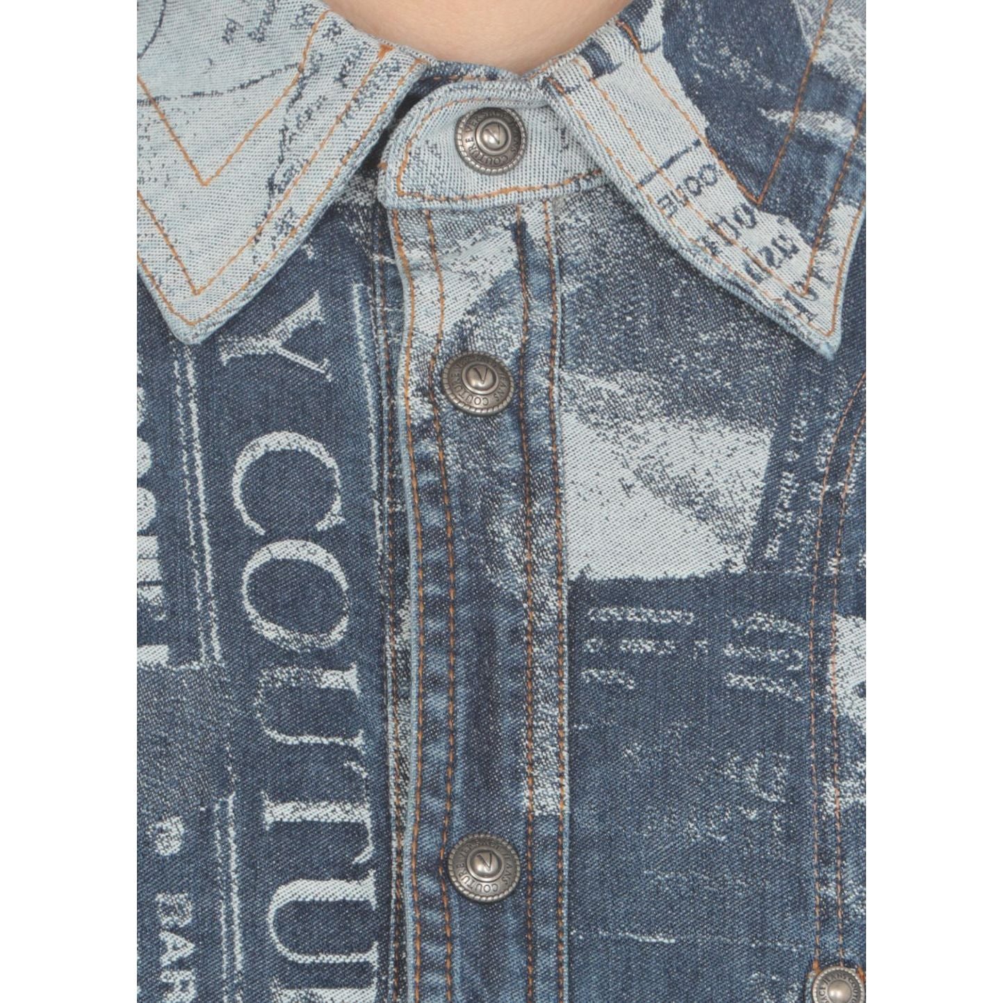 VERSACE JEANS COUTURE DENIM SHIRT - Yooto