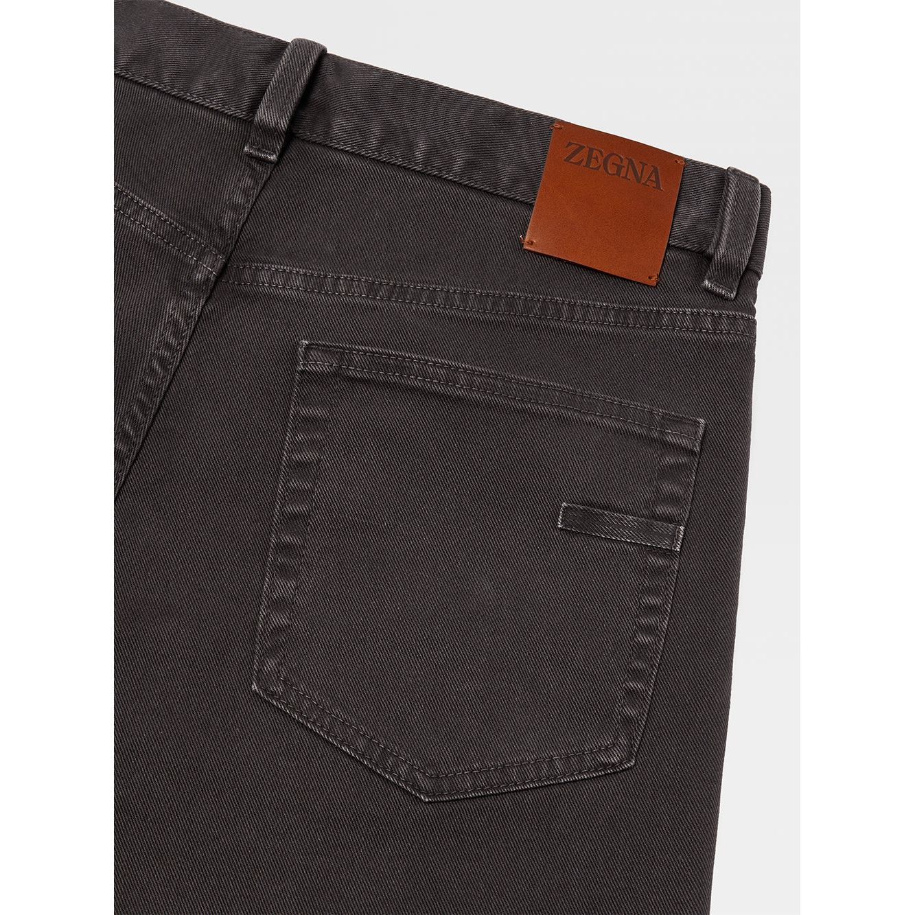 ZEGNA STRETCH COTTON ROCCIA JEANS