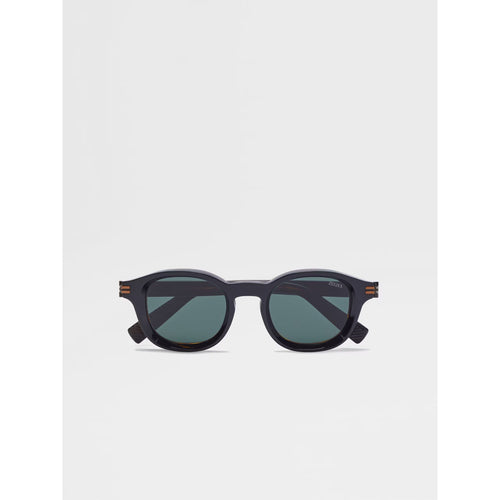 Load image into Gallery viewer, ZEGNA BLACK AND HAVANA AURORA I ACETATE SUNGLASSES
