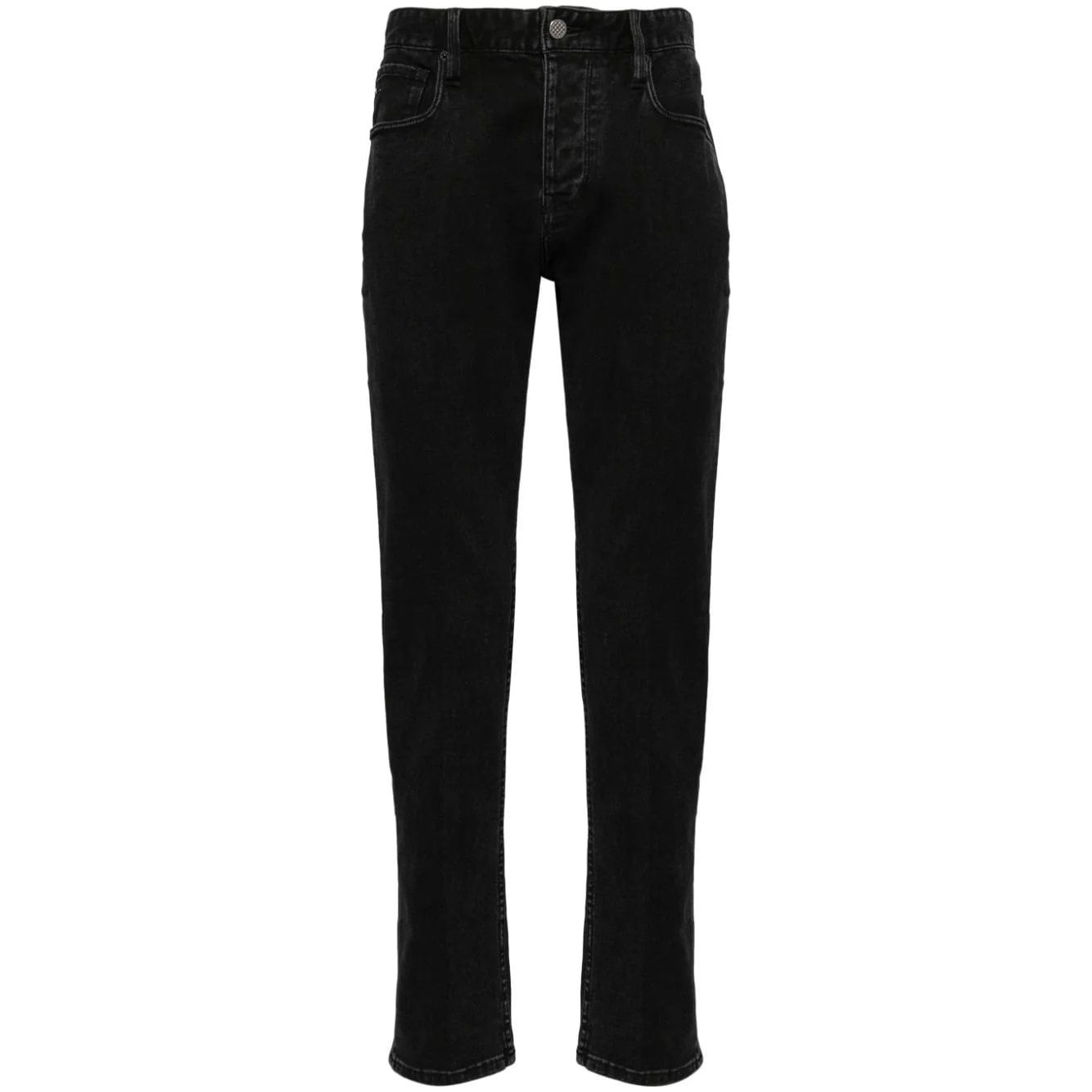 EMPORIO ARMANI cotton straight leg jeans