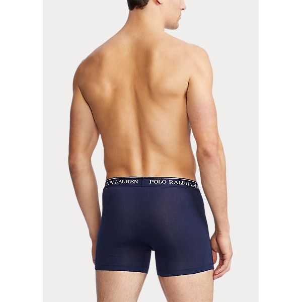 POLO RALPH LAUREN STRETCH-COTTON BOXER BRIEF 3-PACK - Yooto