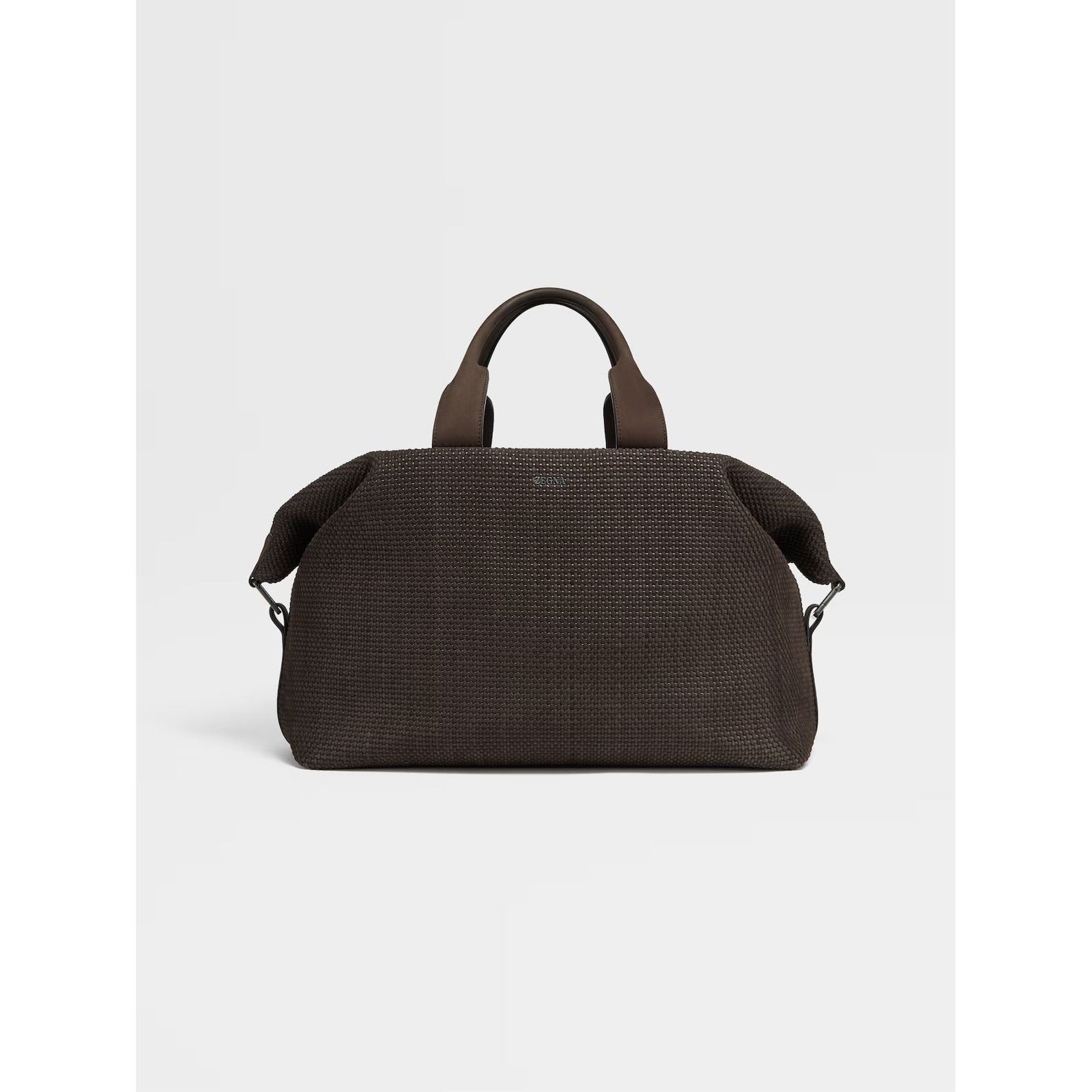 ZEGNA Dark Brown PELLETESSUTA™ Nubuck Holdall