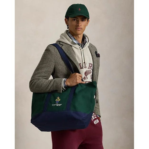 Load image into Gallery viewer, RALPH LAUREN Polo Bear Canvas Tote
