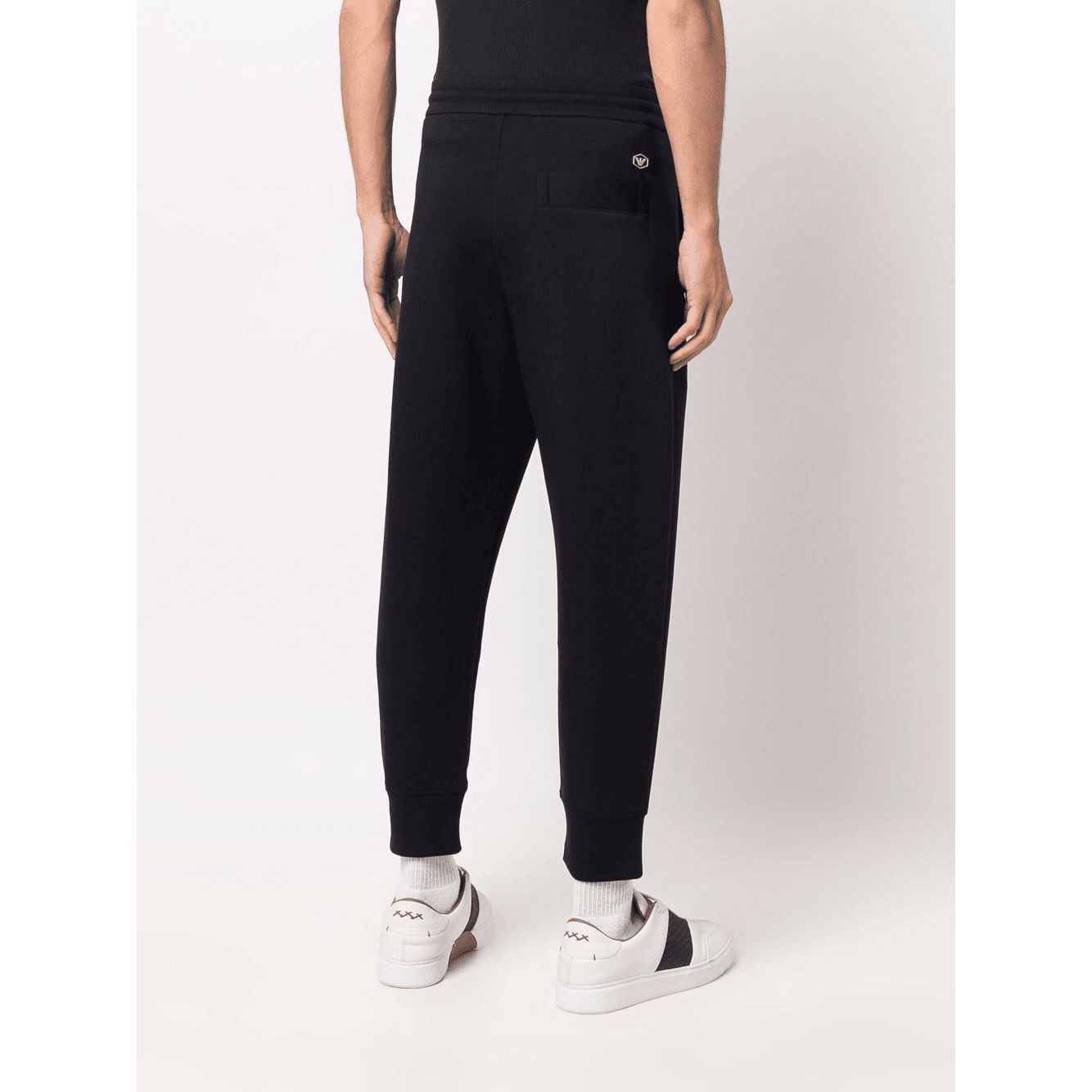 EMPORIO ARMANI tapered-leg solid trackpants