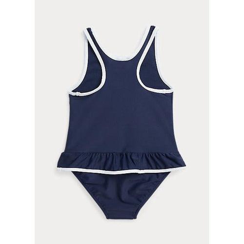 Load image into Gallery viewer, POLO RALPH LAUREN POLO BEAR RUFFLED ONE-PIECE SWIMSUIT - Yooto
