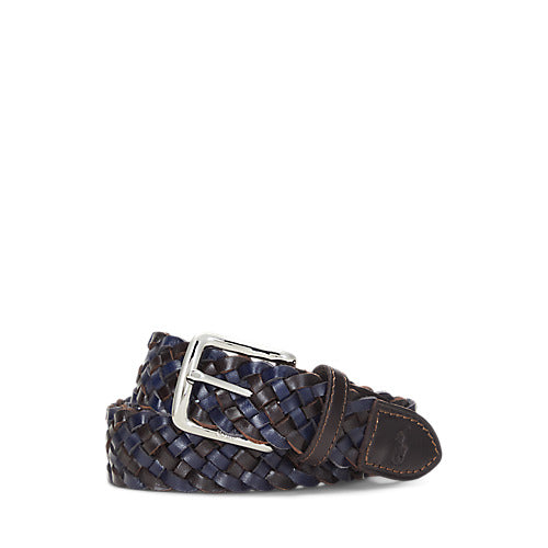 Load image into Gallery viewer, RALPH LAUREN Braided Leather Belt
