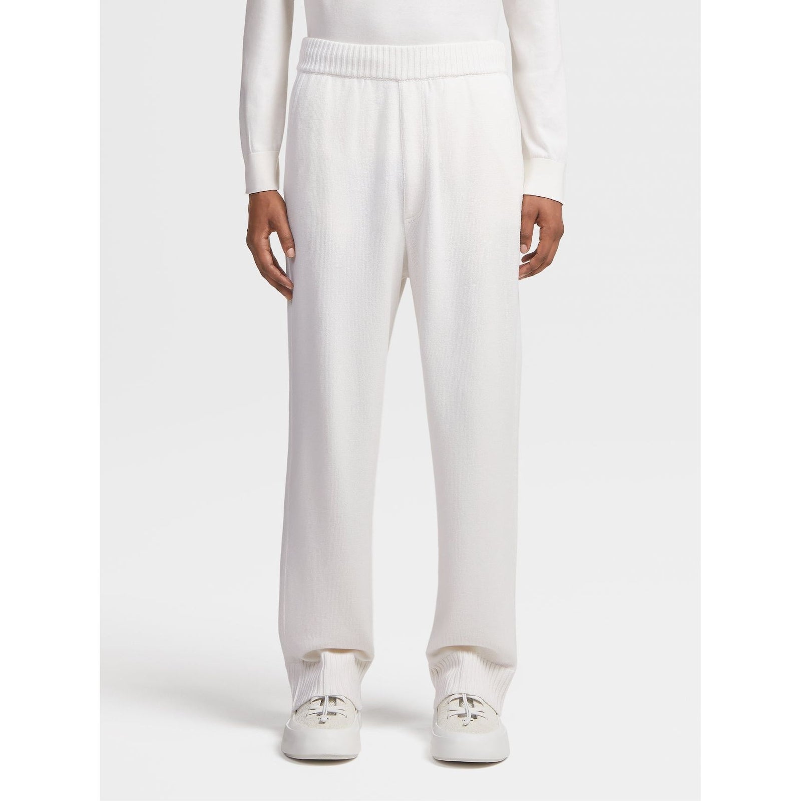 ZEGNA Cashmere and Cotton Knit Joggers