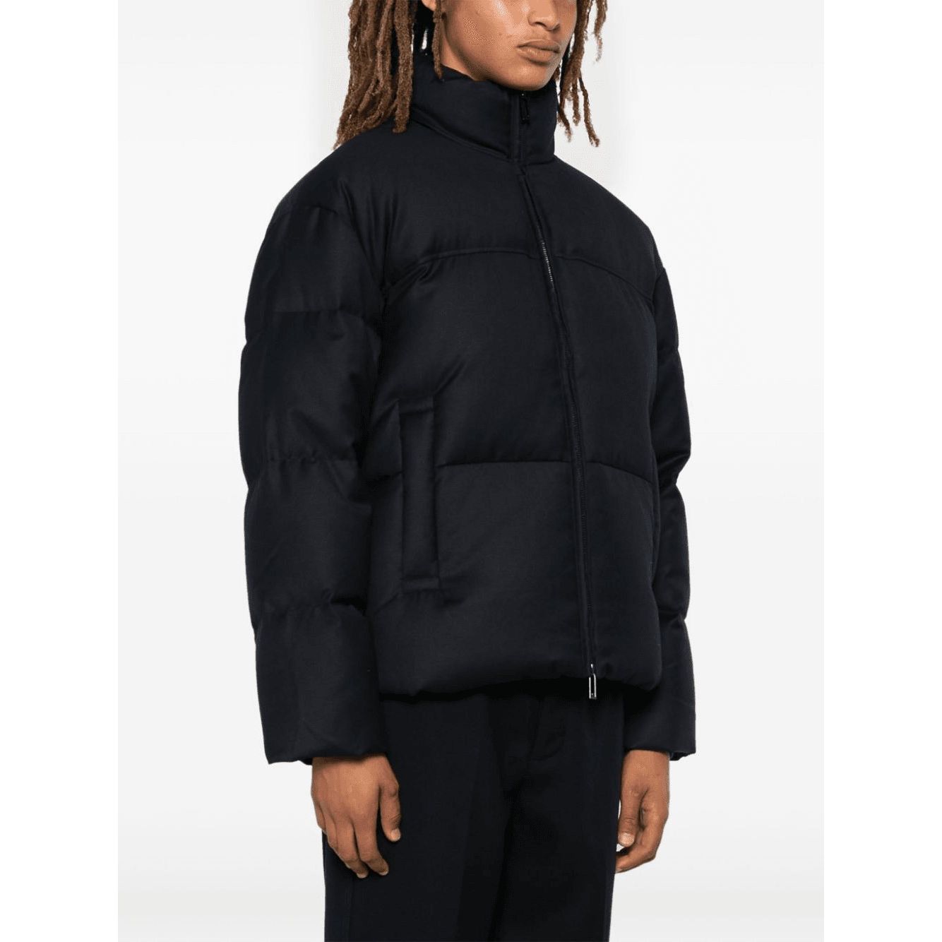 EMPORIO ARMANI funnel-neck jacket