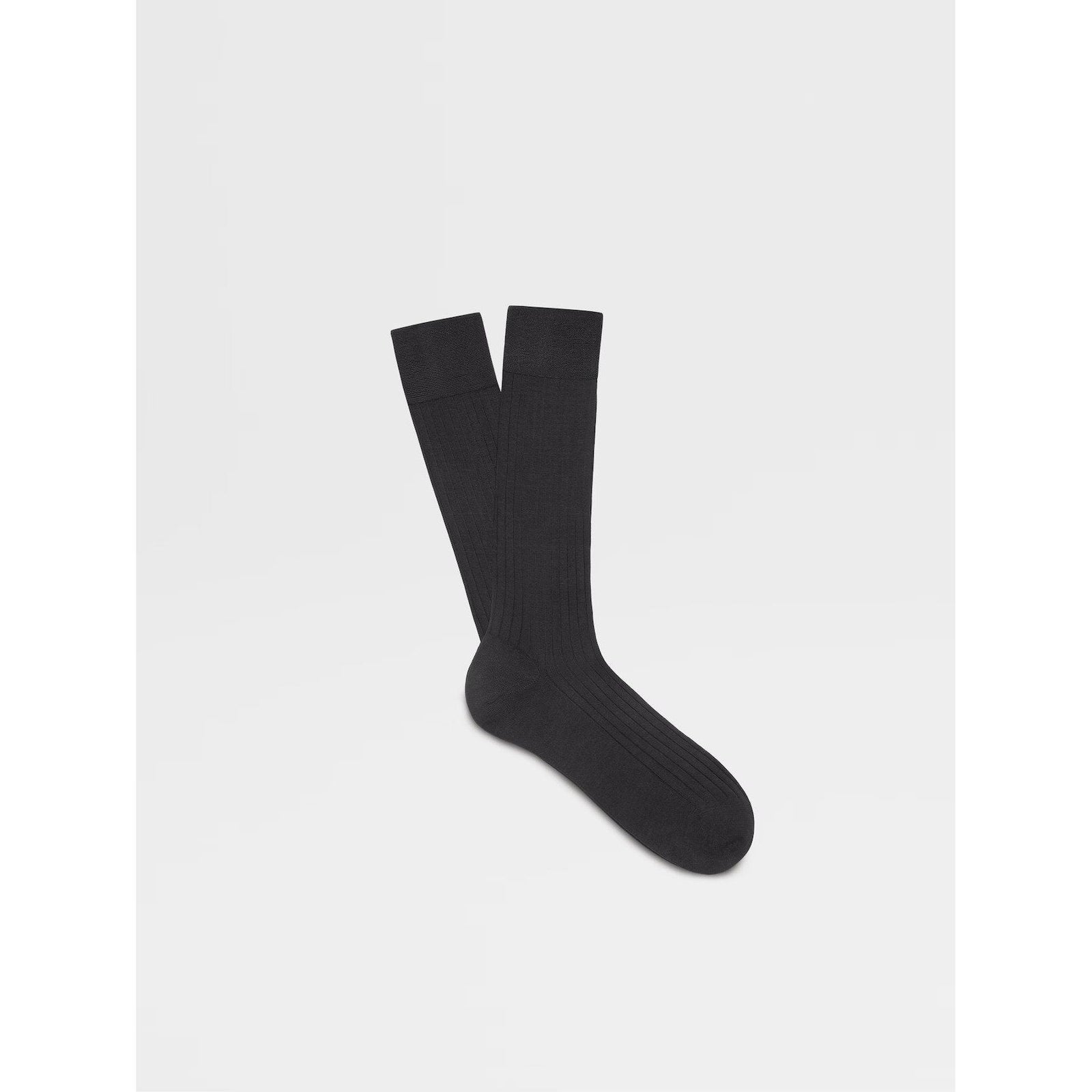 ZEGNA NAVY BLUE COTTON SOCKS