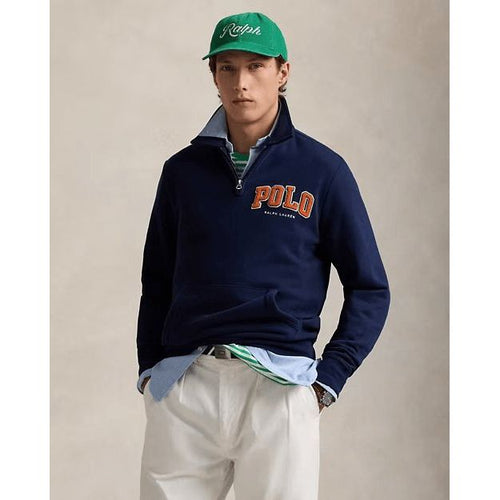 Load image into Gallery viewer, RALPH LAUREN The RL Fleece Logo Collared Sweatshirt
