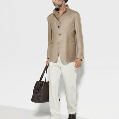 Load image into Gallery viewer, ZEGNA CASHMERE SILK AND LINEN IL CONTE JACKET
