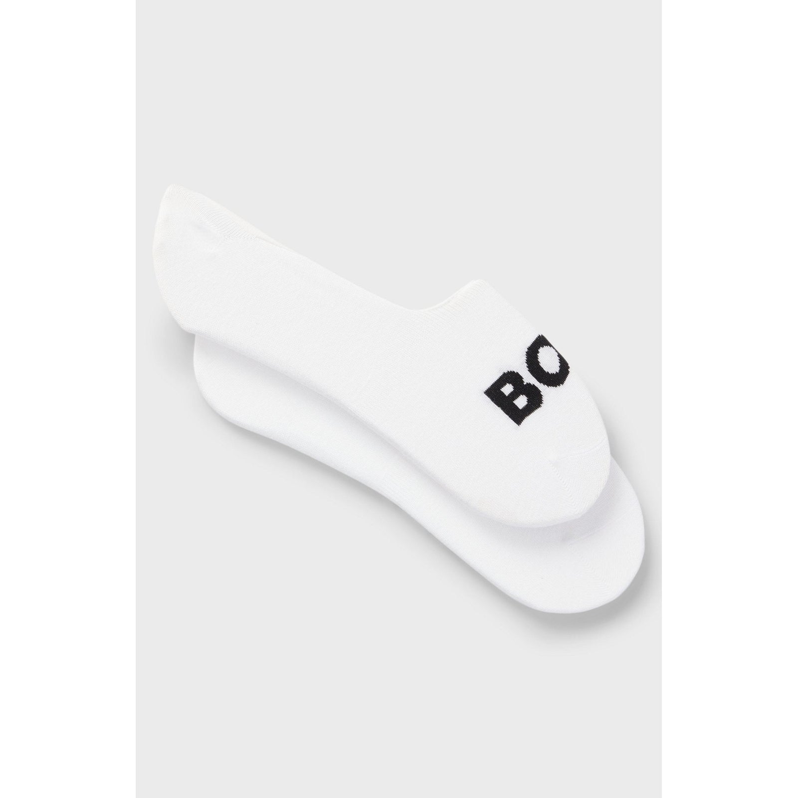 BOSS TWO-PACK OF INVISIBLE SOCKS WITH LOGO DETAILS