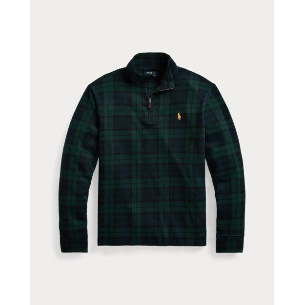 RALPH LAUREN Plaid Estate-Rib Pullover