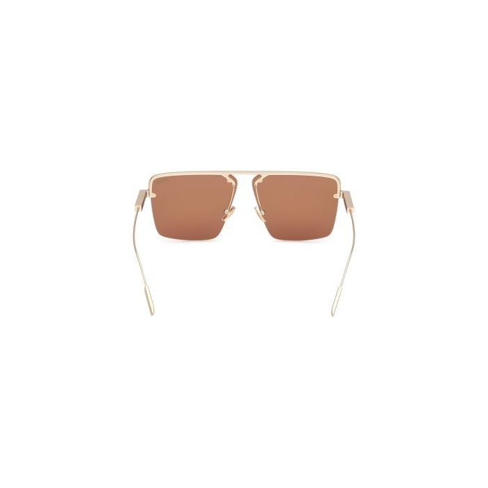 ZEGNA PALE GOLD METAL SUNGLASSES