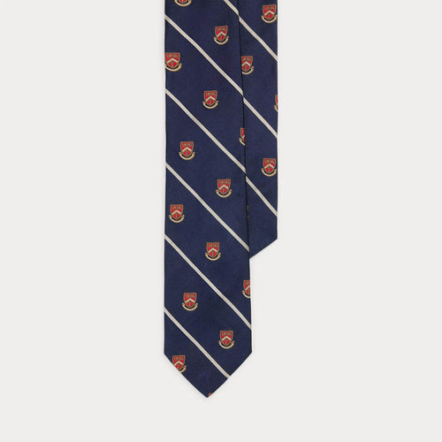 Load image into Gallery viewer, RALPH LAUREN Striped Silk Repp Club Tie
