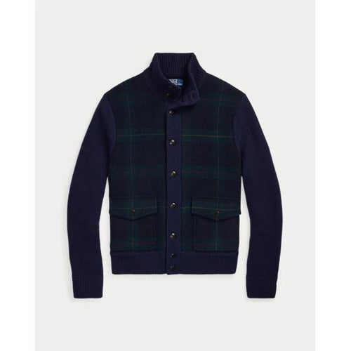 Load image into Gallery viewer, RALPH LAUREN The Polo Tartan Wool Cardigan
